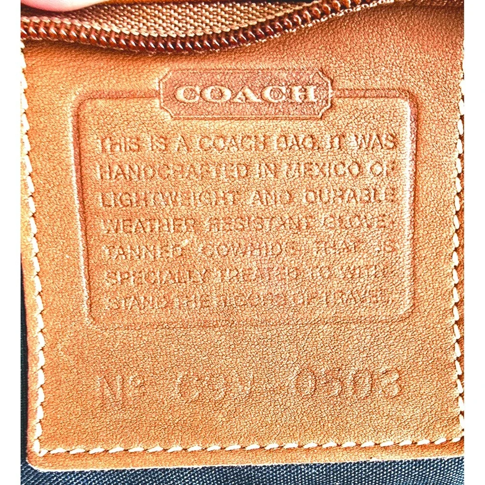 Vintage Coach Cabin Bag Large no. 503 in British Tan Made in Mexico VGUC